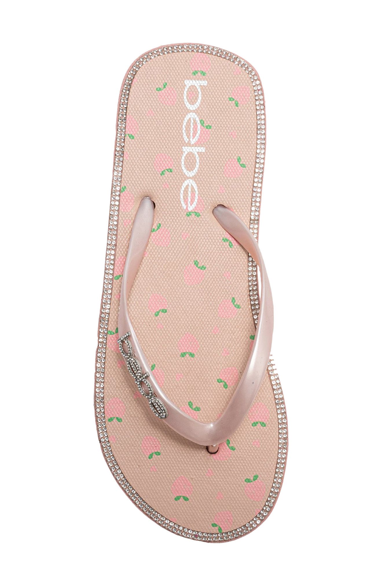 Peach Flip Flop, Alternate, color, BLUSH