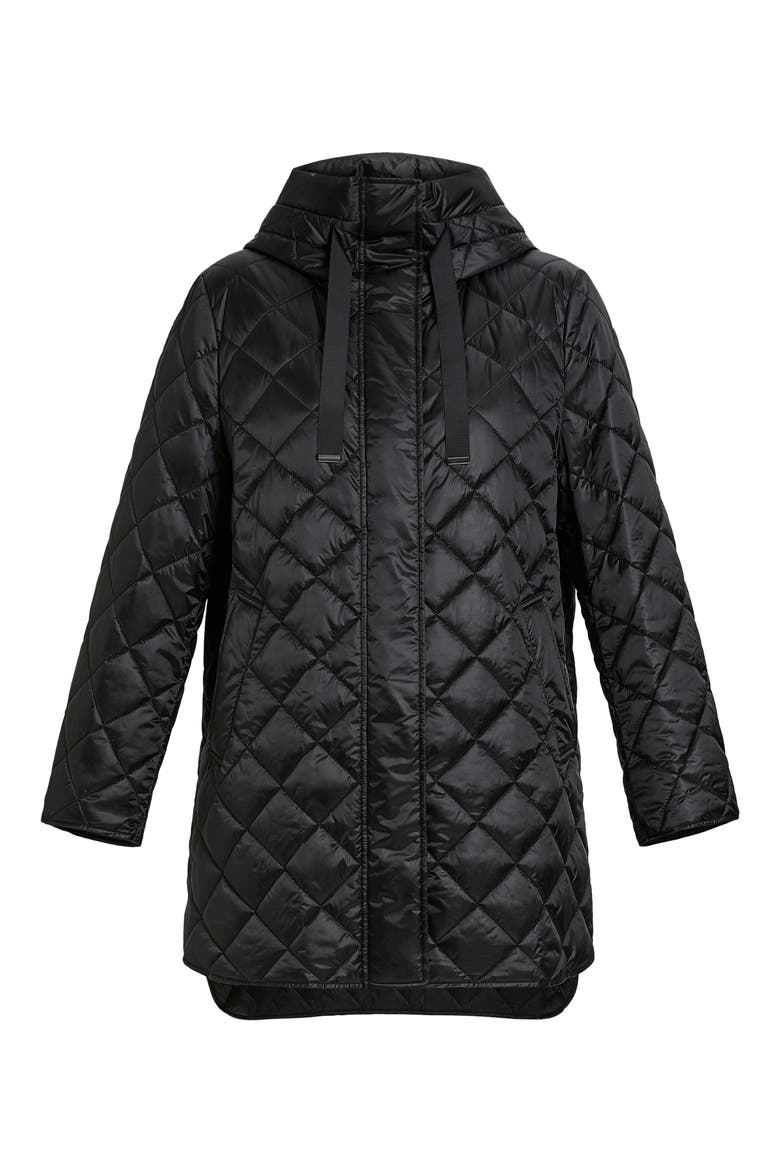 Blasone Water Repellent Quilted Jacket, Alternate, color, BLACK