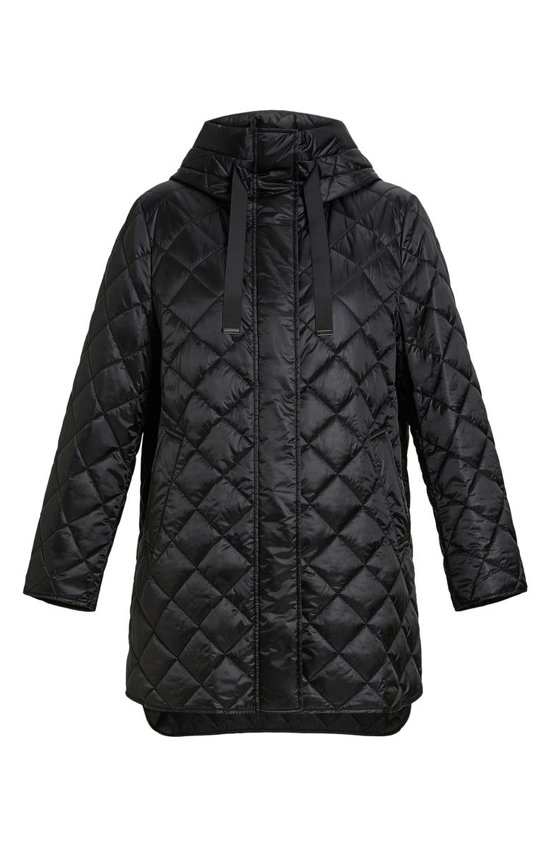 Marina Rinaldi Blasone Water Repellent Quilted Jacket, Alternate, color,