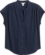Caslon® Linen Blend Shirt
