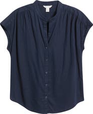 Caslon® Linen Blend Shirt