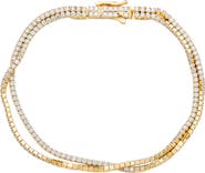 SUZY LEVIAN Double Strand Pavé Bracelet