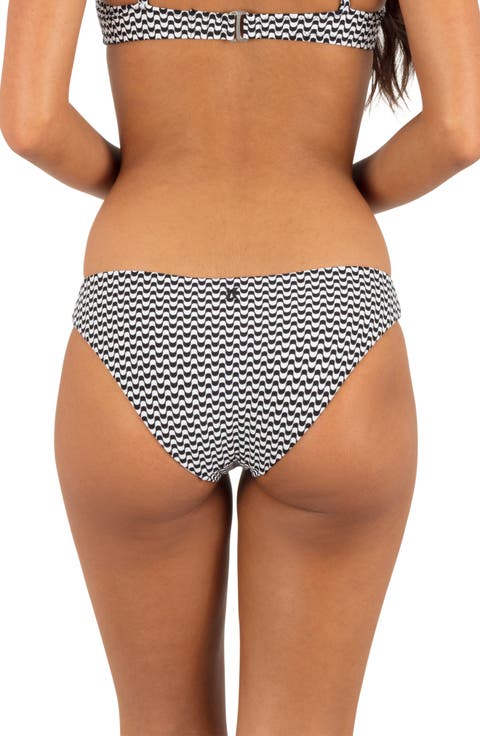 Max Poptic Stripe Bikini Bottoms