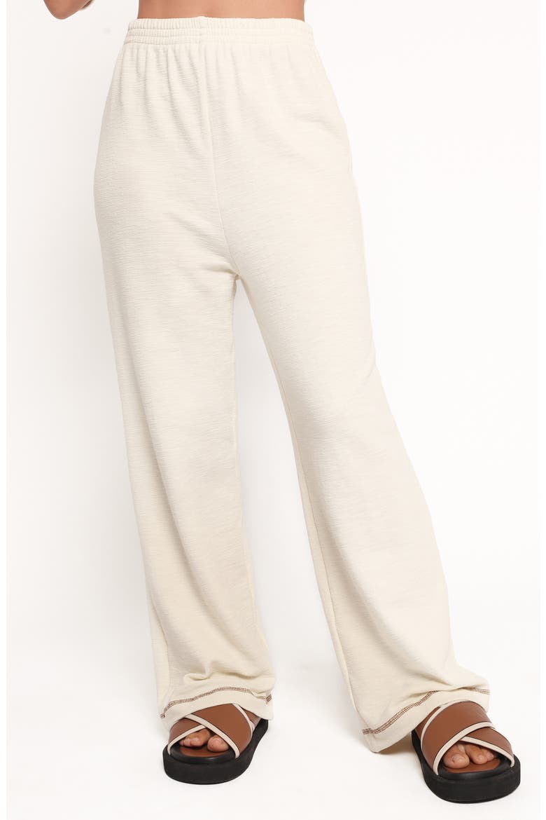 Angler Short Sleeve Sweatshirt & Pants Set, Alternate, color, CREAM