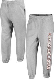 '47 Women's '47 Heather Gray Cleveland Browns Double Pro Harper Jogger Sweatpants
