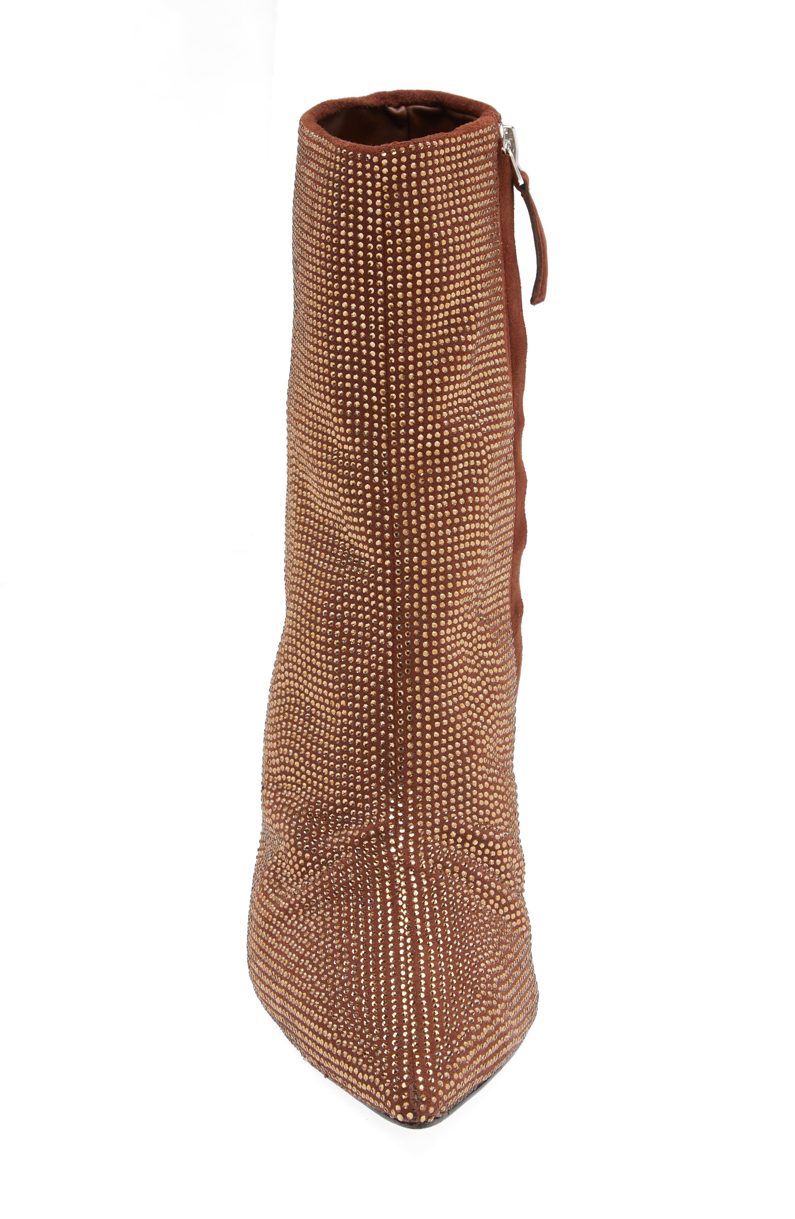 BLACK SUEDE STUDIO Dahlia Crystal Embellished Pointed Toe Boot, Alternate, color, 