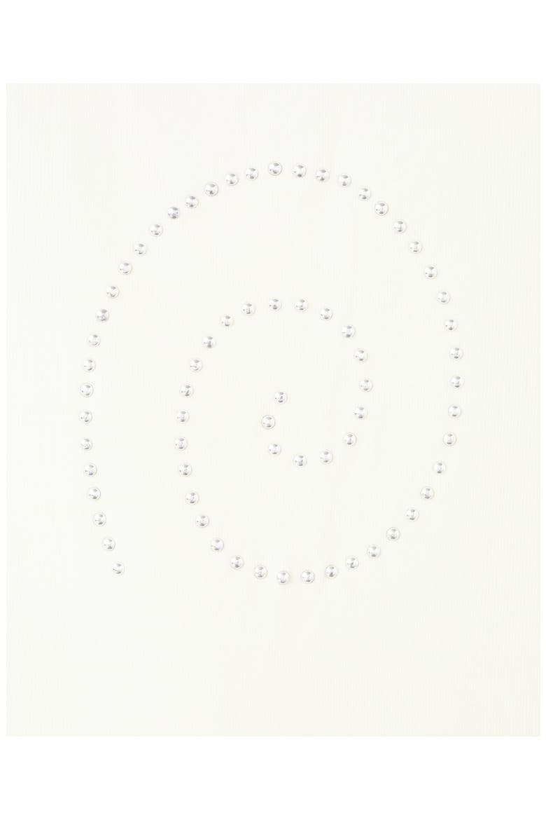 Spiral Studded T-Shirt, Alternate, color, OFF WHITE