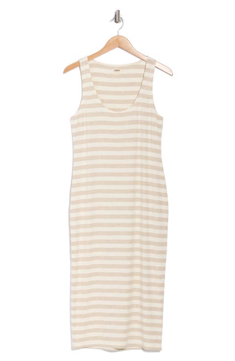 Ivanna Stripe Midi Tank Dress