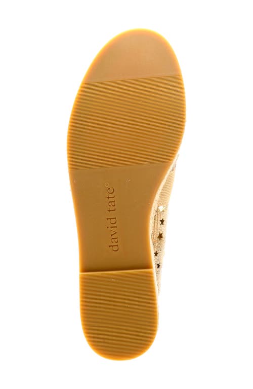 David Tate Grin Espadrille In Silver