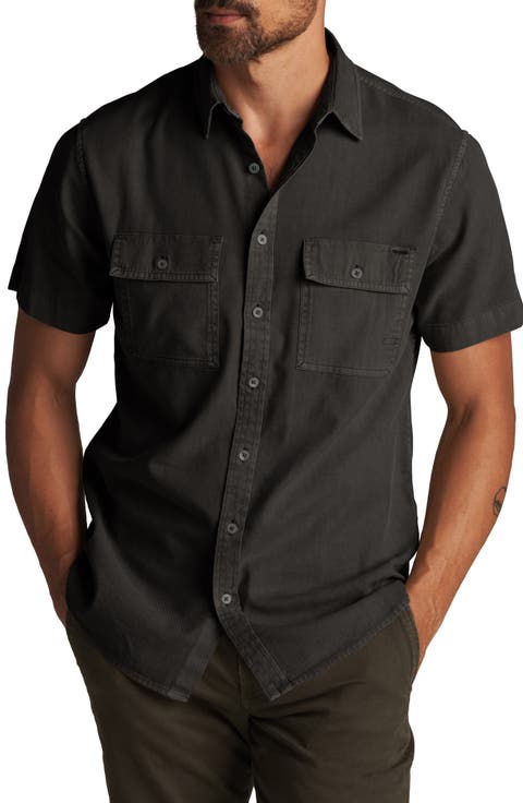 Warwick Heritage Twill Short Sleeve Button-Up Shirt