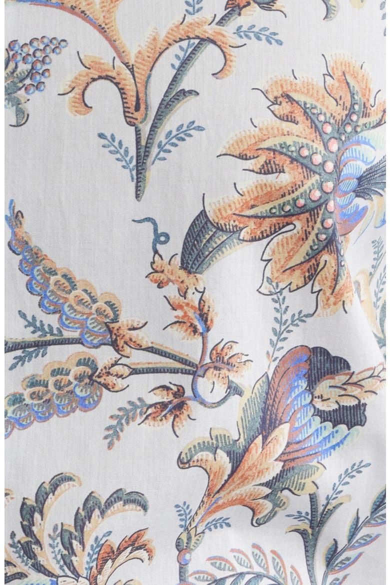 Roma Cotton Muslin Dress Shirt, Alternate, color, PRINTED AZURE/ WHITE BASE
