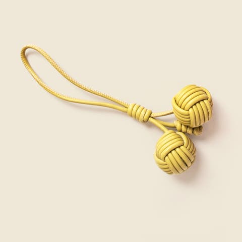 Vegan Leather Tassel Bag Charm
