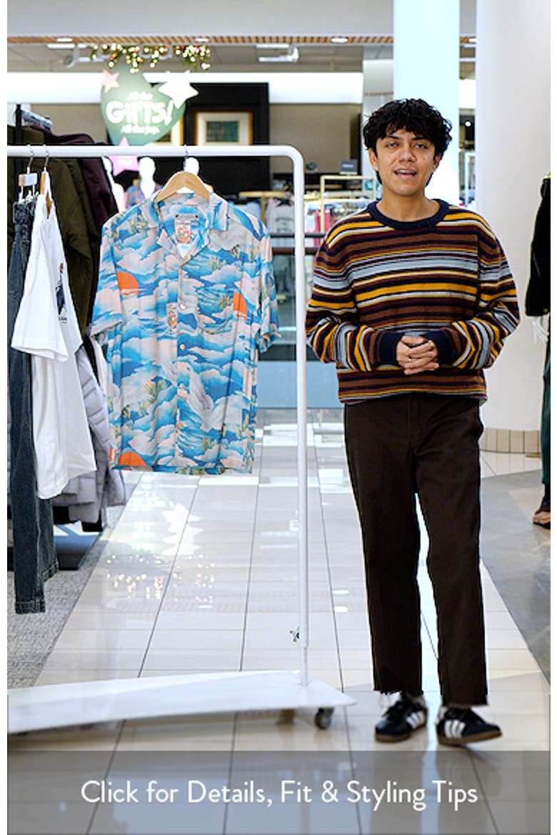 Saipan Print Relaxed Fit Cotton Camp Shirt video
