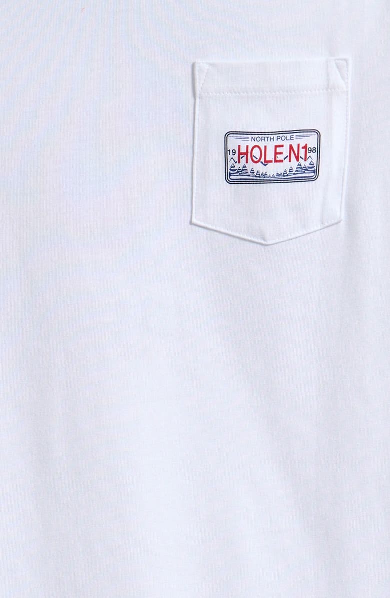 vineyard vines Kids' Best Christmas By Par Cotton Graphic T-Shirt, Alternate, color, White Cap