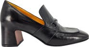 Madison Maison Leather Hidden Bit Heel Loafer