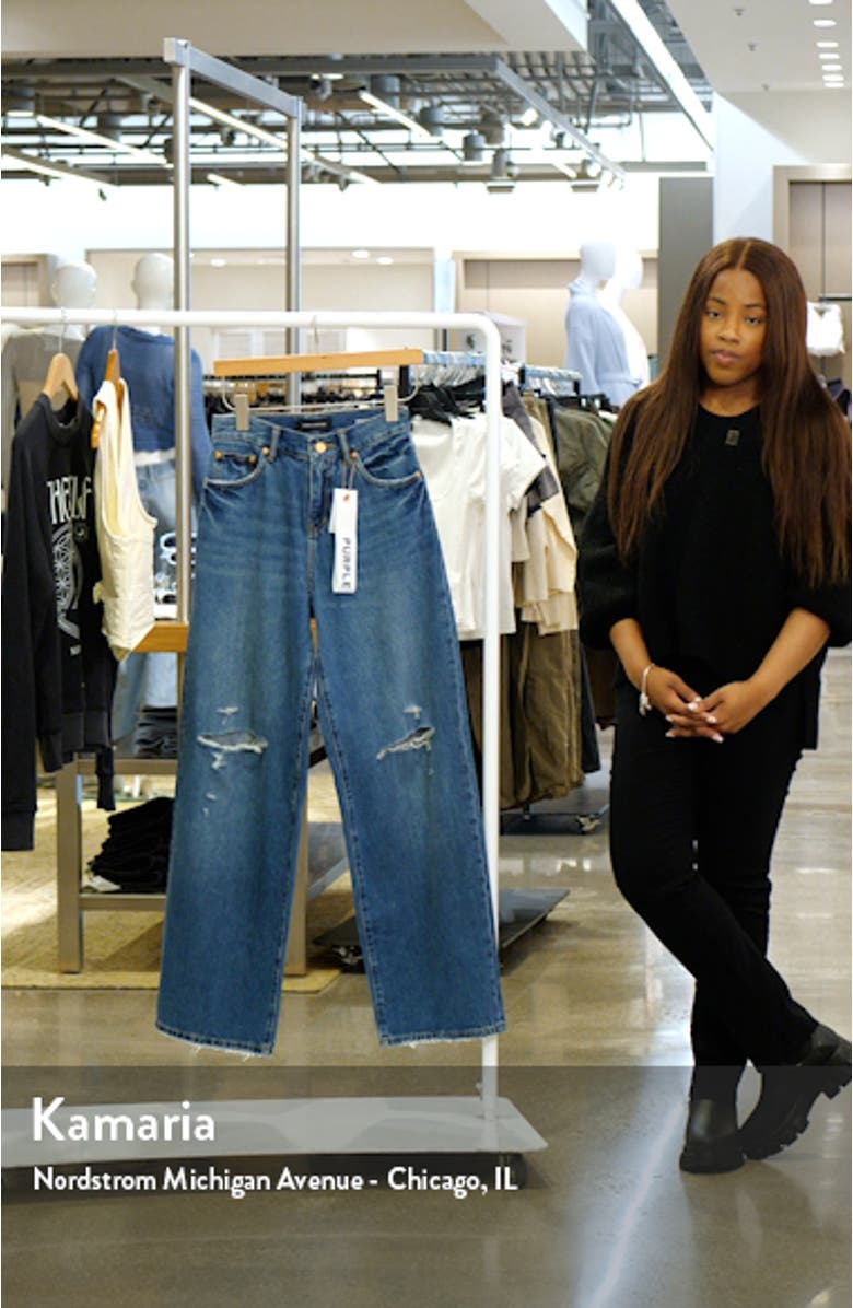 Ripped Baggy Wide Leg Jeans, sales video thumbnail