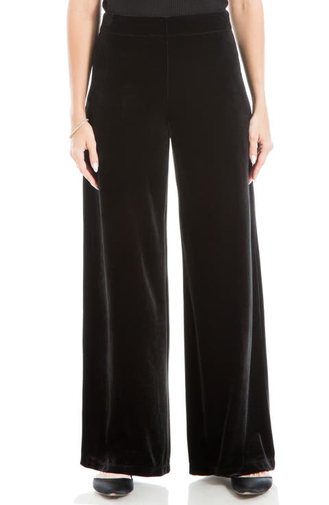Velvet Wide Leg Pants