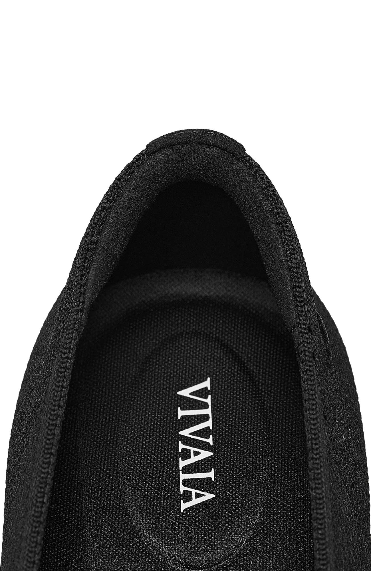 VIVAIA Round-Toe Embroidered Loafers, Alternate, color, Black - Horsebit