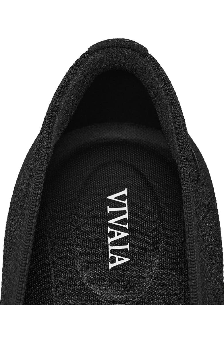 VIVAIA Round-Toe Embroidered Loafers, Alternate, color, Black - Horsebit