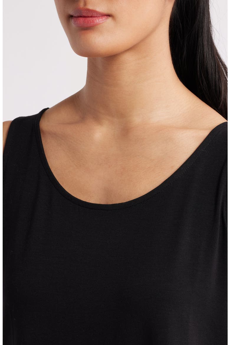 Scoop Neck Tank, Alternate, color, BLACK