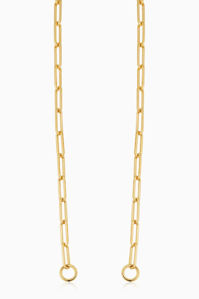 14K Gold Venice Link Split Necklace, Main, color, Yellow Gold