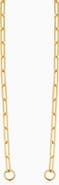 Oradina 14K Gold Venice Link Split Necklace