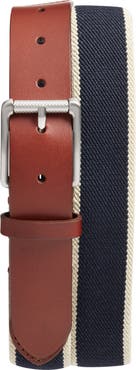 Nordstrom Charl Woven Leather Tip Belt
