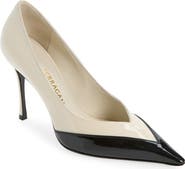 FERRAGAMO Yasmin Two-Tone Pointed Toe Pump