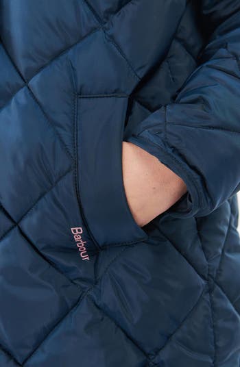 Kids' Sandyford Quilted Jacket with Faux Fur Lined Hood