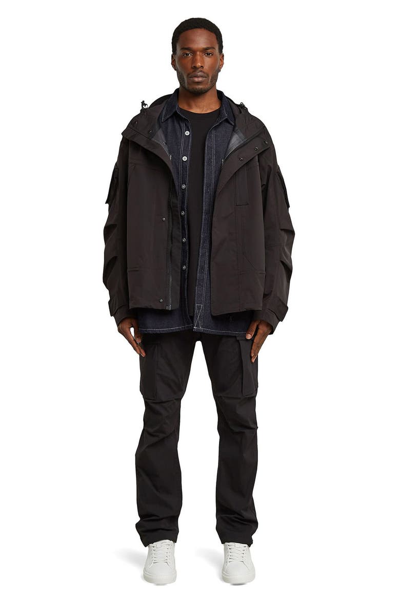 Core Regular Fit Cargo Pants, Alternate, color, DARK BLACK