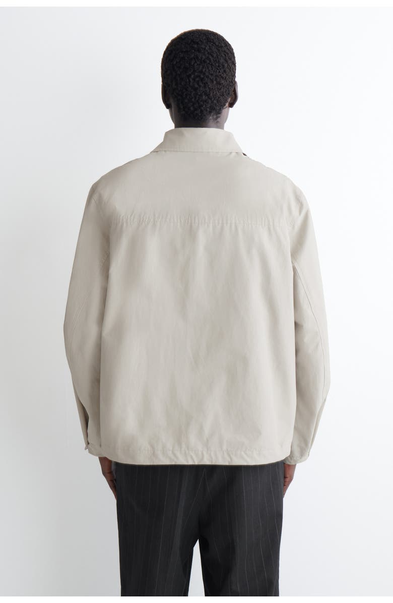 COS Packable-Hood Windbreaker Jacket, Alternate, color, Gray