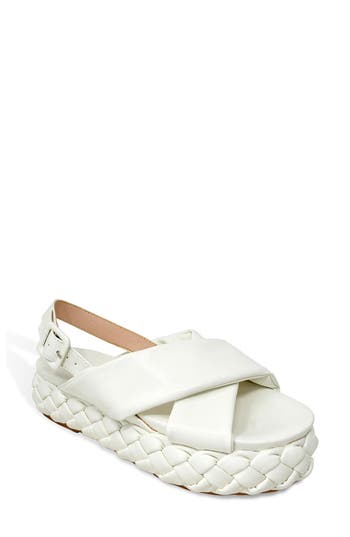 Chase & Chloe Chase And Chloe Slingback Platform Sandal