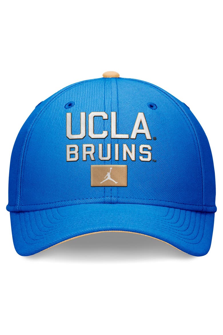 Men's Jordan Brand Blue UCLA Bruins Primetime Rise Swoosh Flex Hat, Alternate, color, Blue