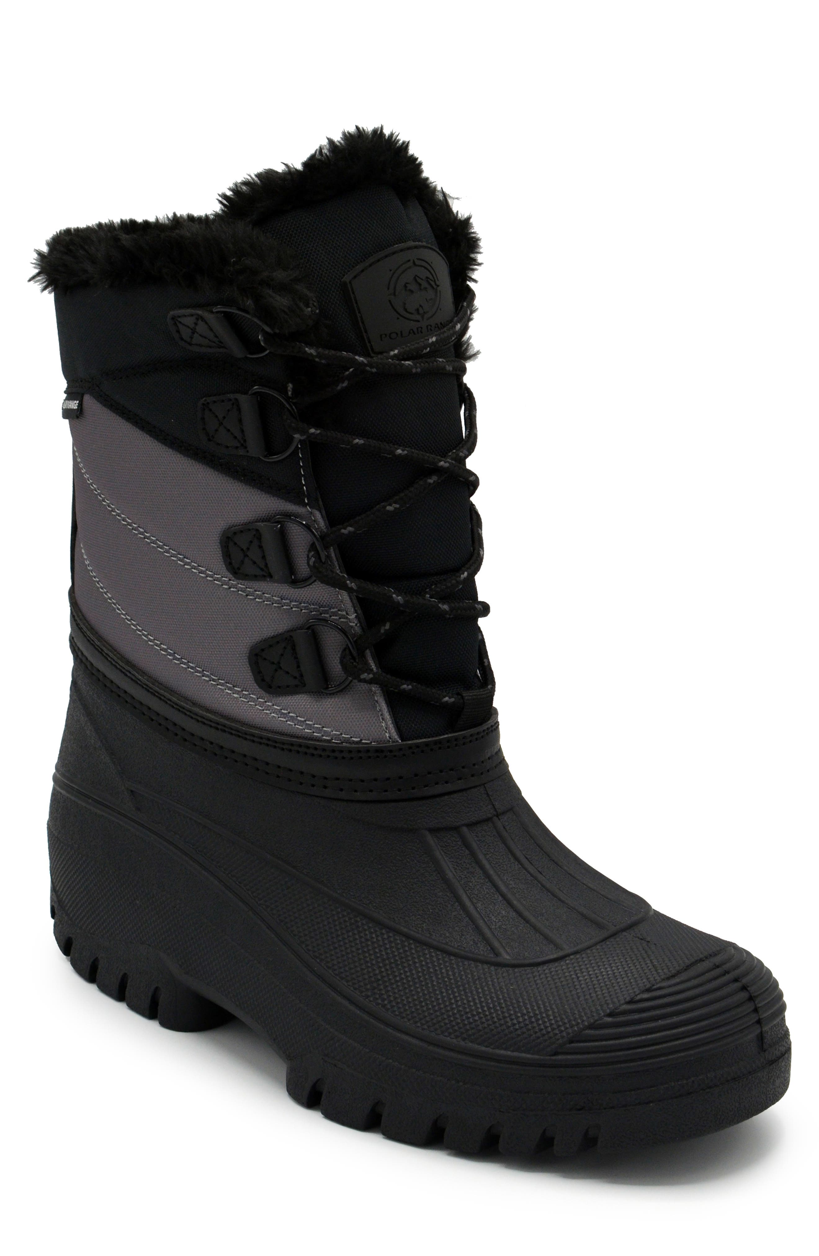 POLAR RANGE Decker Faux Fur Lined Snow Boot