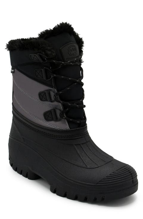 Decker Faux Fur Lined Snow Boot (Men)