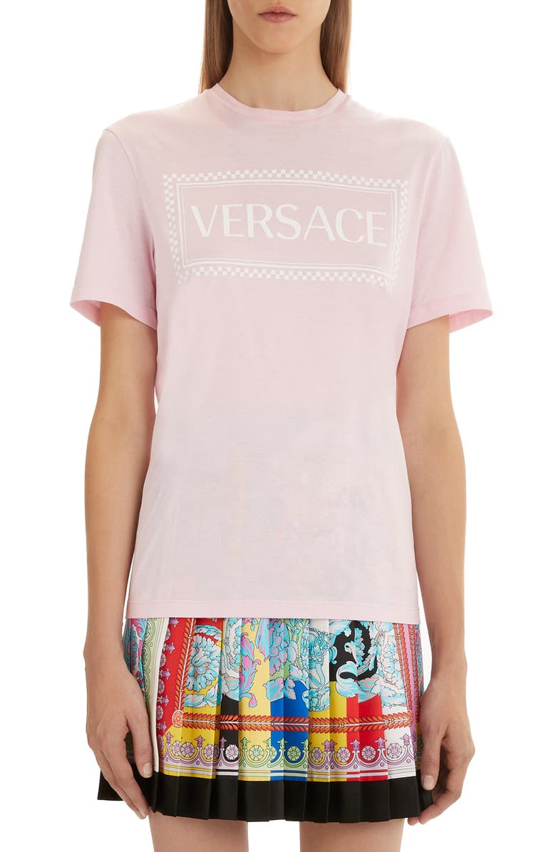Versace '90s Logo Tee, Main, color,