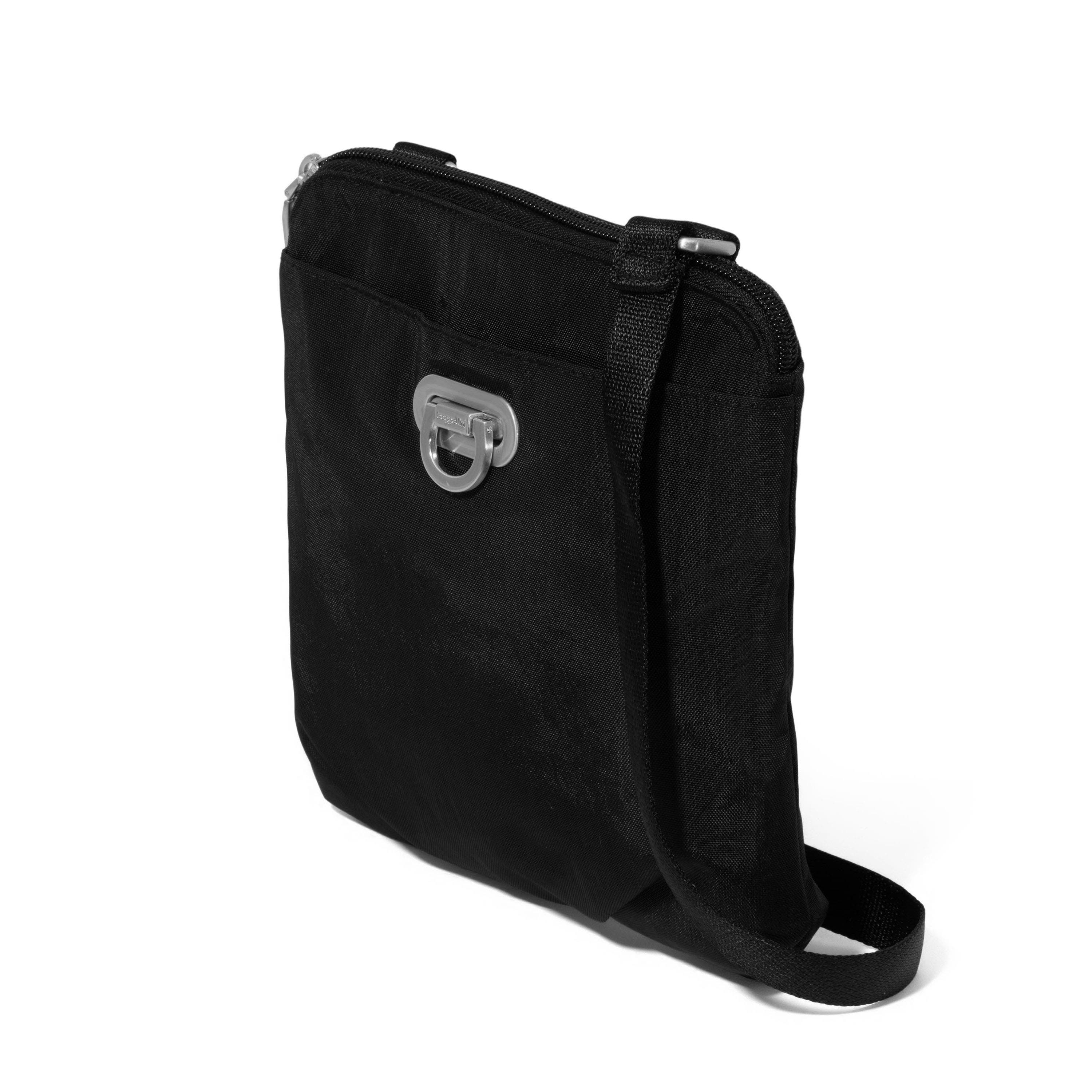 BAGGALLINI Coastal Flip Lock Mini Crossbody, Alternate, color, Black