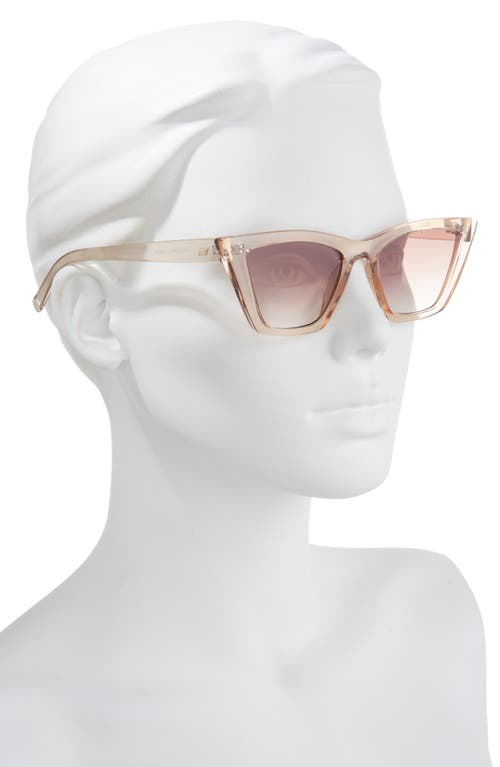 Le Specs Velodrome Cat Eye Sunglasses In Vanilla