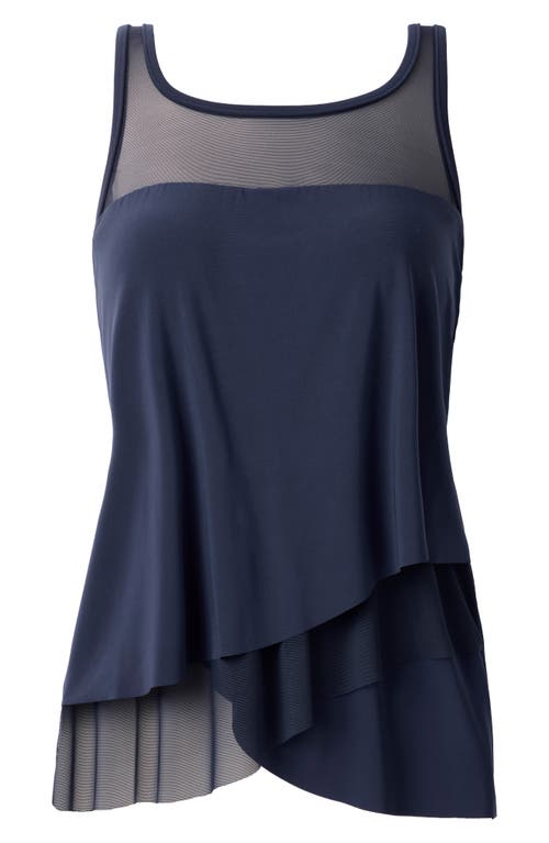 Miraclesuit ® Illusionist Mirage Tankini Top In Midnight Blue