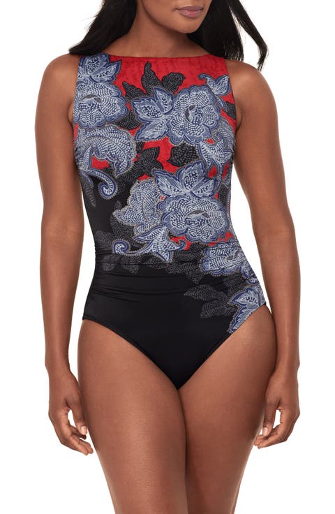 Steel Magnolias Regatta High Neck One-Piece Swimsuit