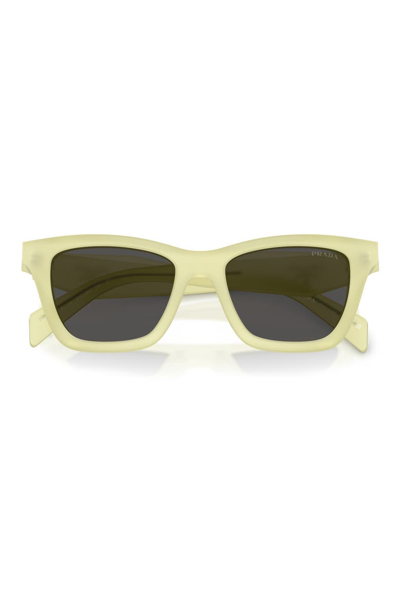 51mm Butterfly Sunglasses, Alternate, color, FROSTED VANILLA / DARK GREY