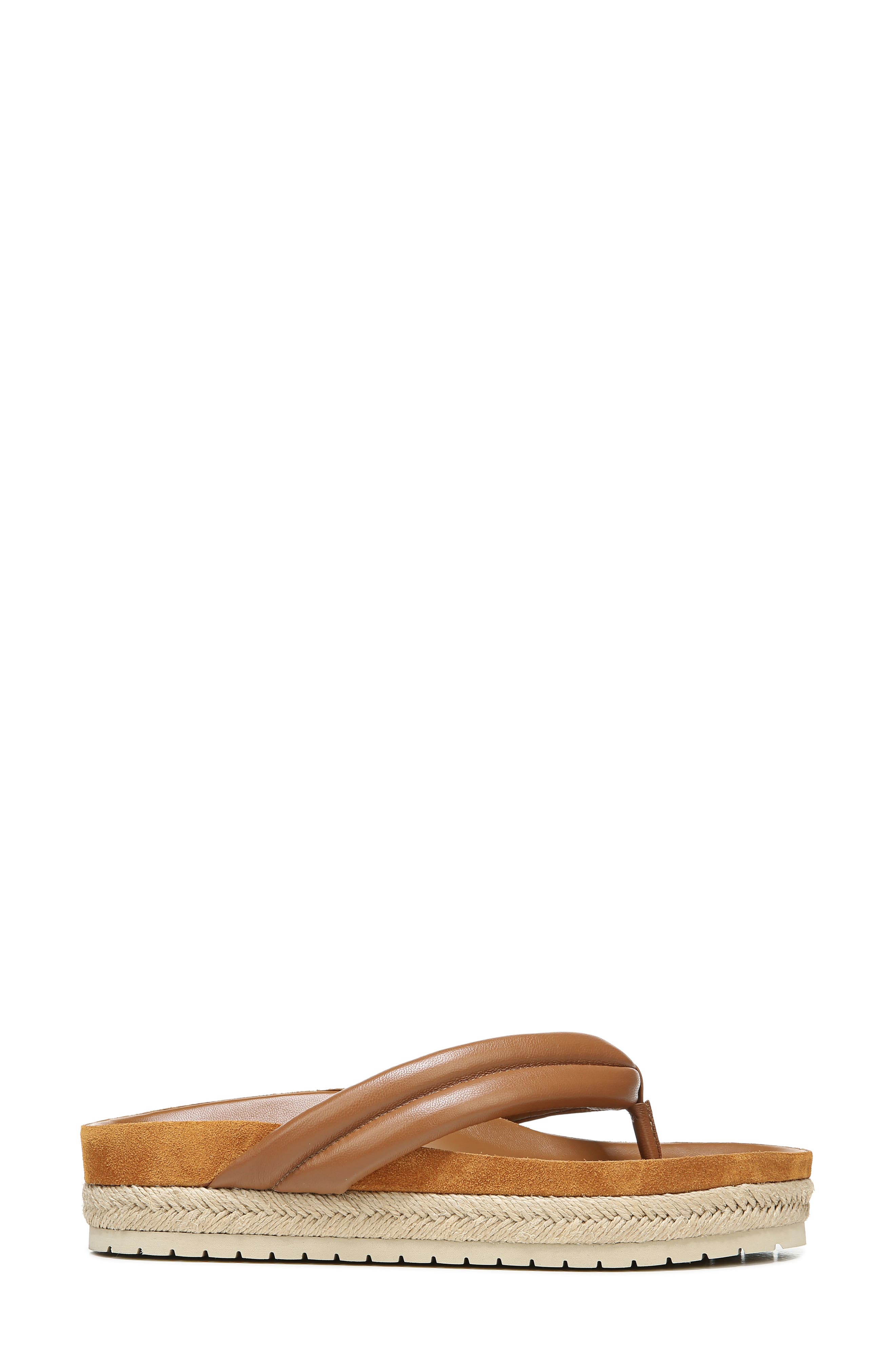 Forest Espadrille Flip Flop, Alternate, color, CUOIO