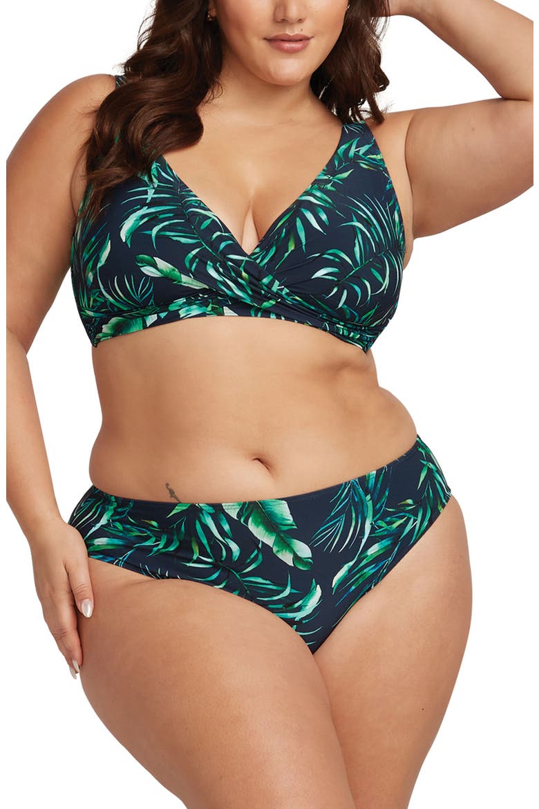 Palmspiration Delacroix Bikini Top, Alternate, color, DARK NAVY