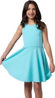 Un Deux Trois Textured Stretch Racerback Dress