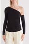 Hattie One-Shoulder Long Sleeve Top