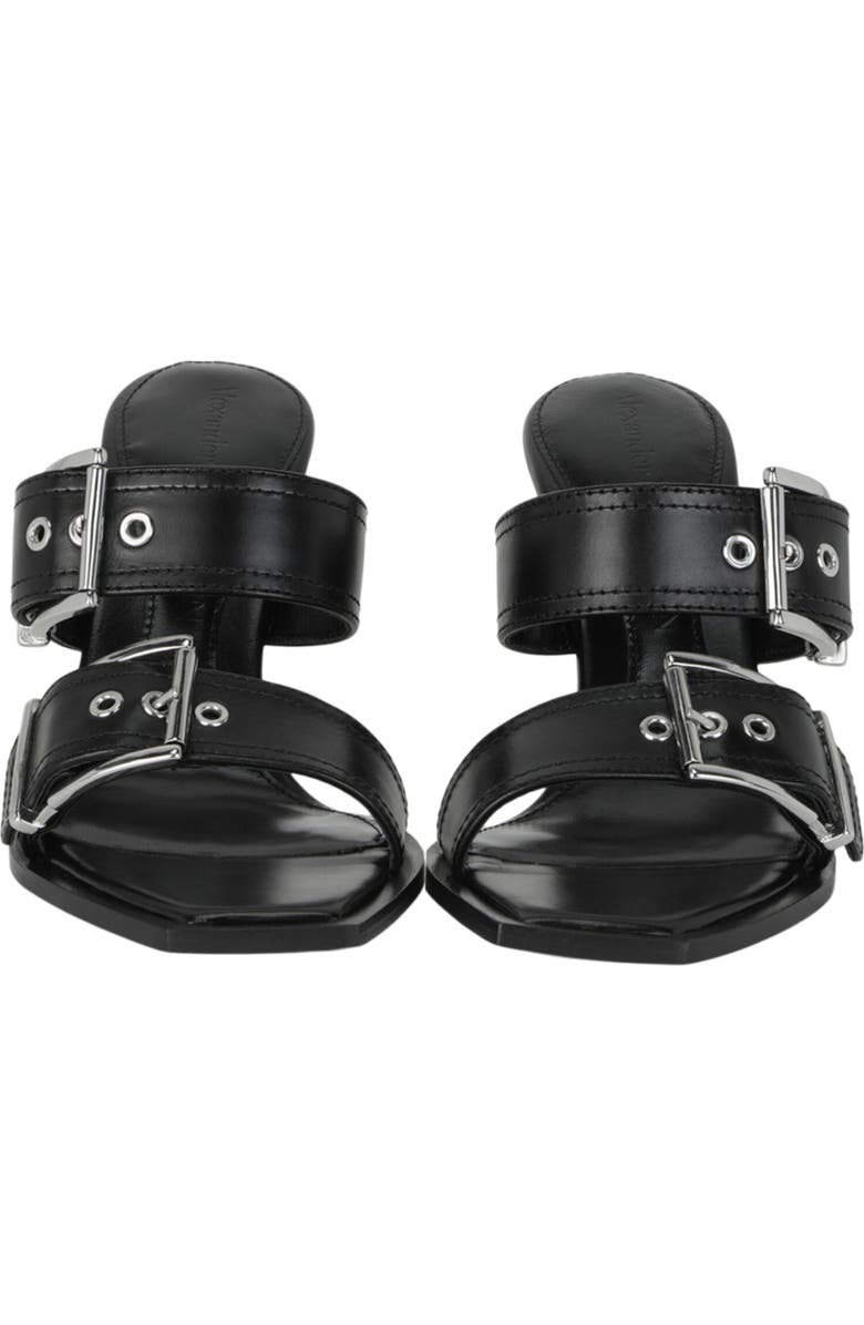 McQueen Punk Double Buckle Sandal, Alternate, color,