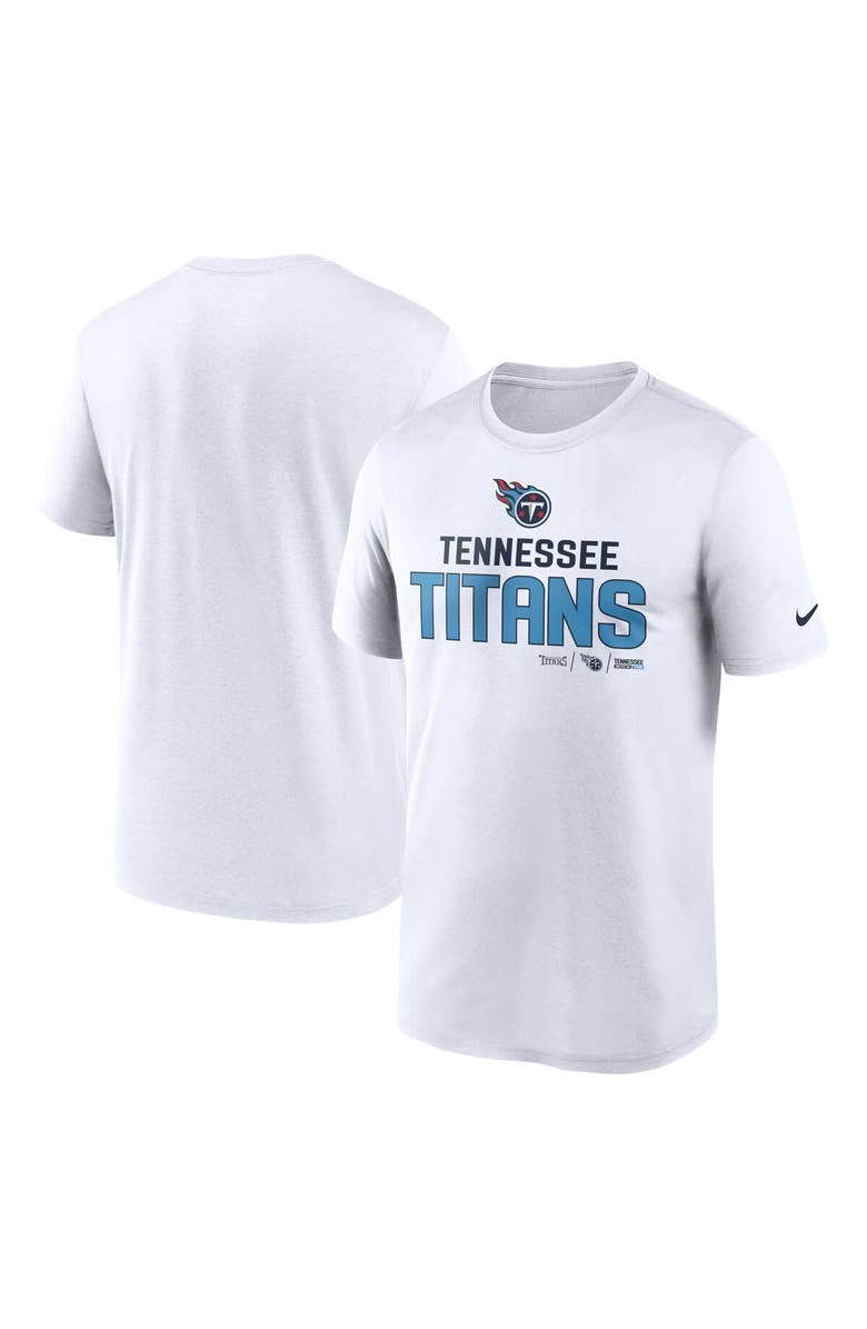 Nike Men's Nike White Tennessee Titans Legend Community Performance T-Shirt, Main, color, White