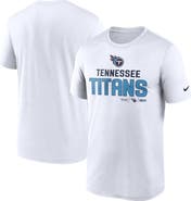Nike Men's Nike White Tennessee Titans Legend Community Performance T-Shirt
