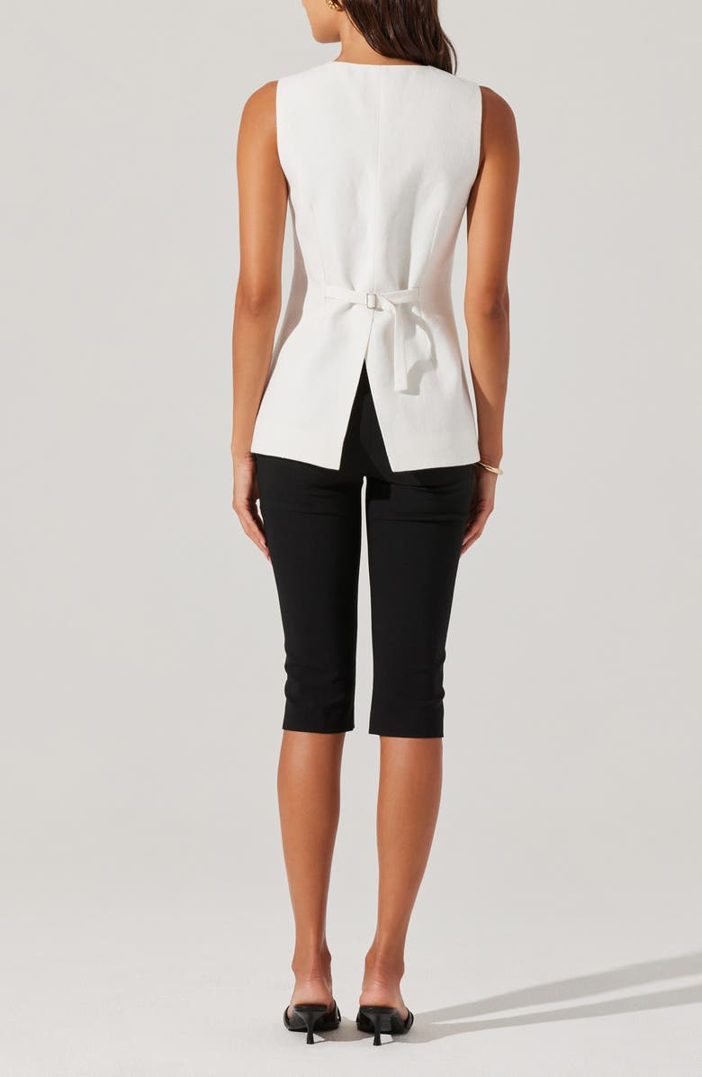 ASTR the Label Sonja Asymmetric Button Vest, Alternate, color,