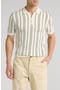 Stripe Sweater Polo